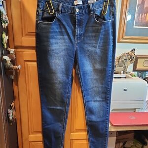 Kensie High Rise Women's Jeans - Deep Blue